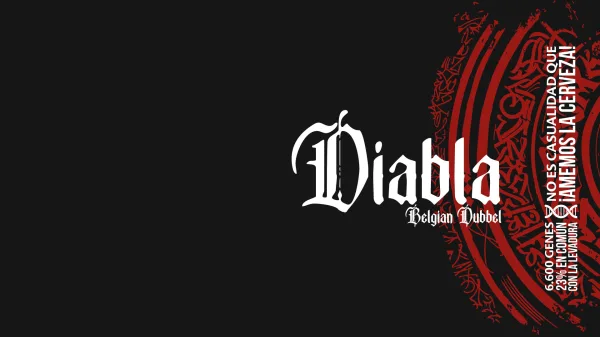 Etiqueta de la cerveza La Diabla